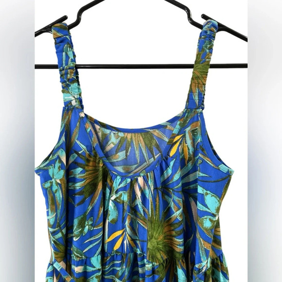 Blue Hawaiian tropical maxi dress - Picture 5 of 5